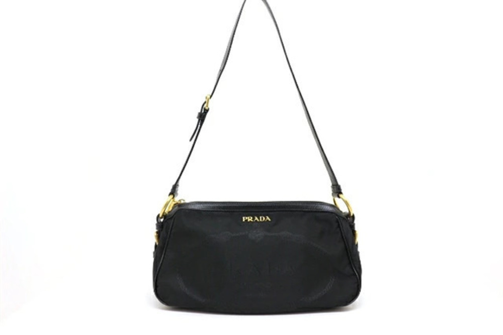 Prada Bag Hobo Leather Black
